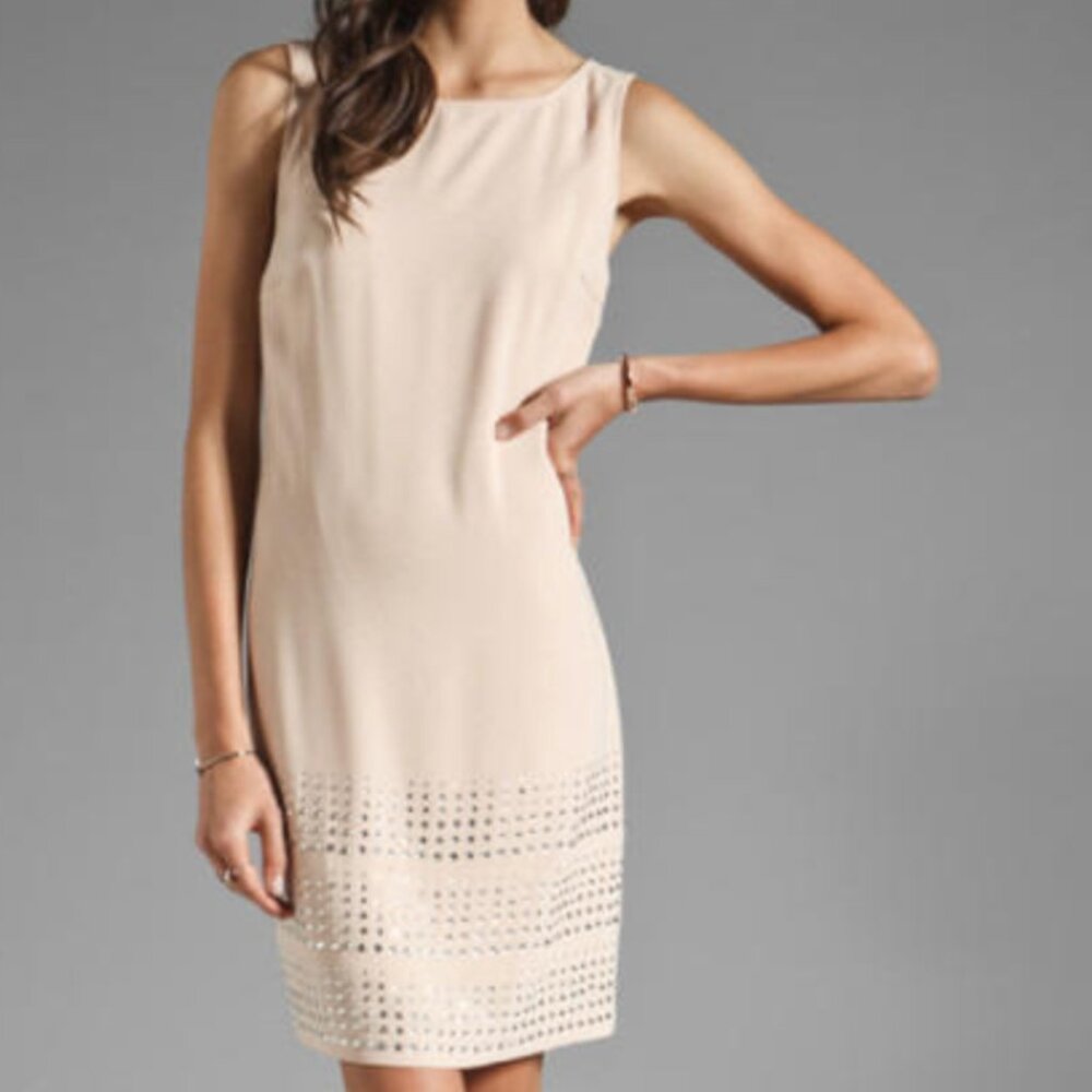 Trina Turk Beige Midi Dress